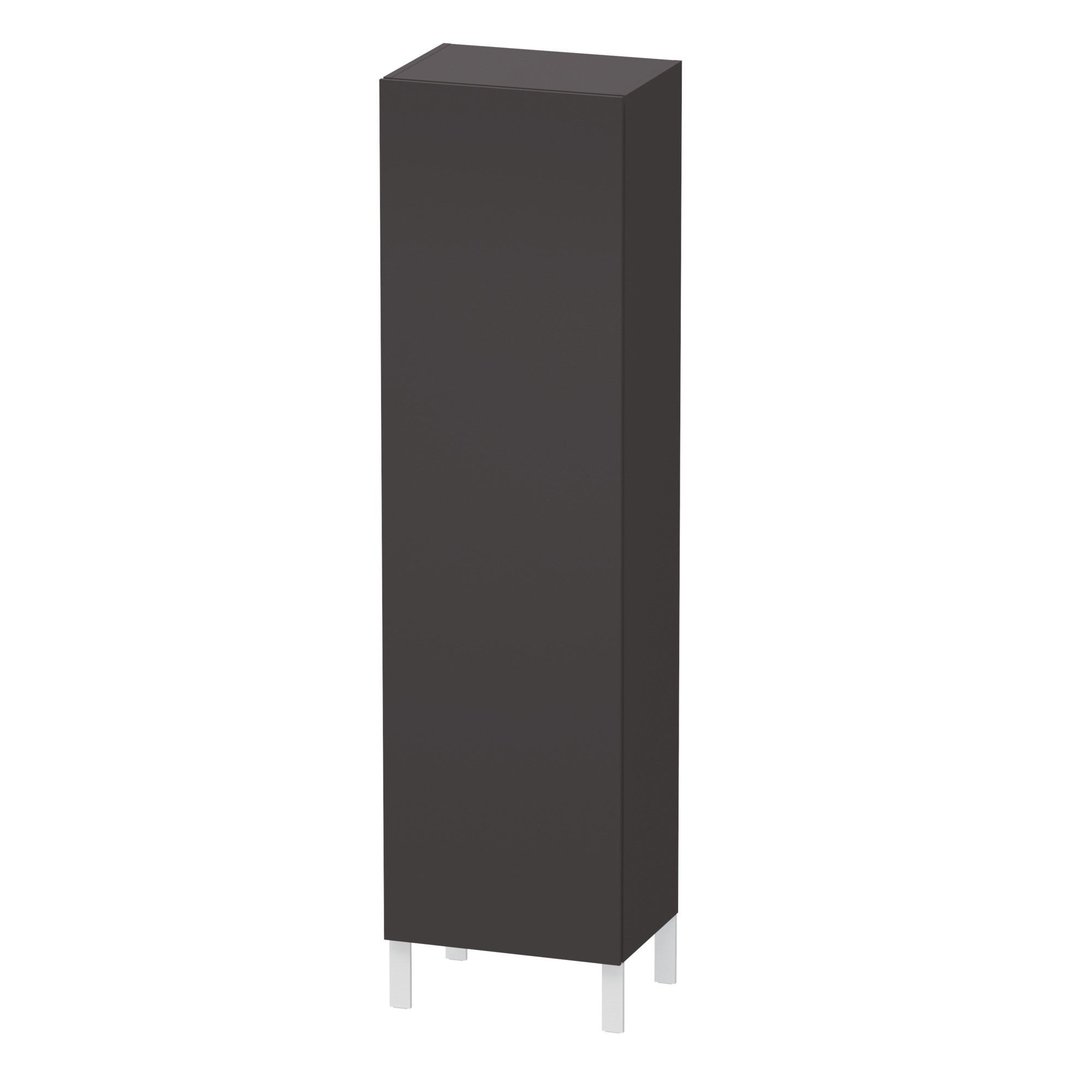 DU Hochschrank L-Cube 363x500x1760mm 1 Tür, TA re., graphit supermatt