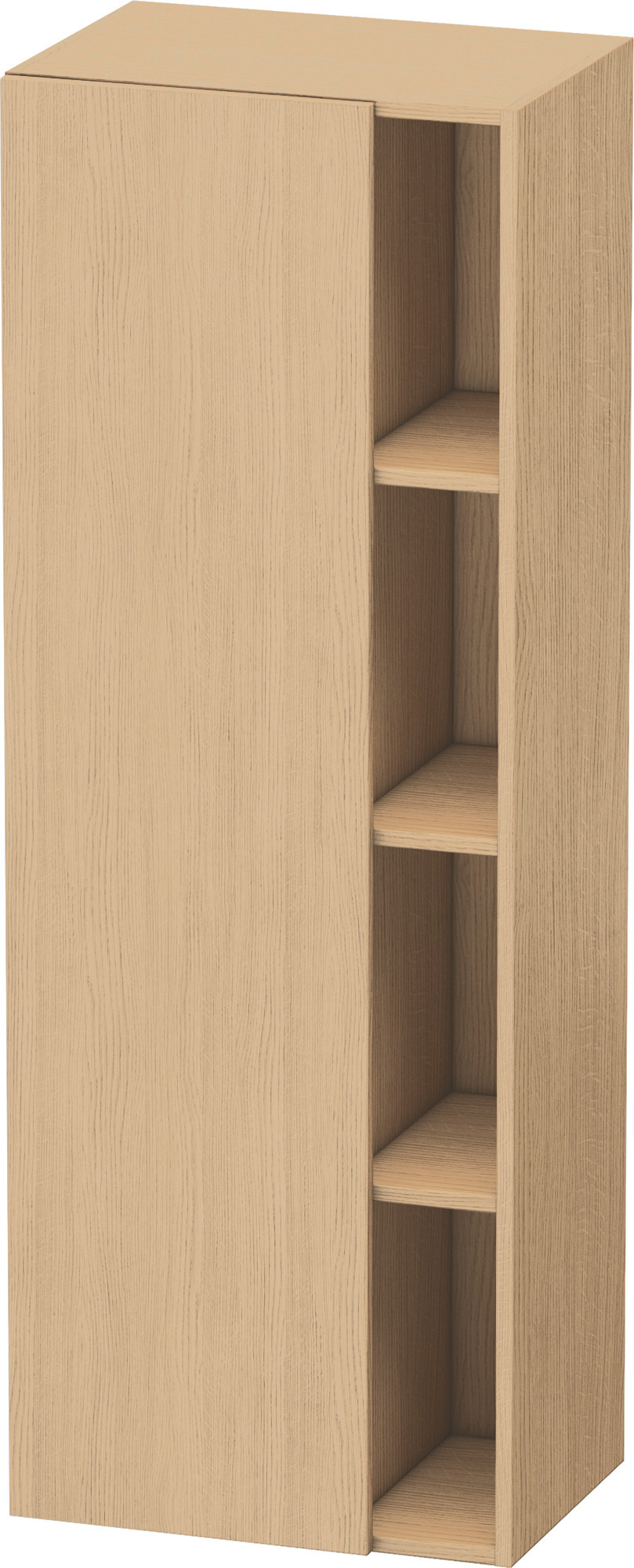 Duravit Hochschrank DuraStyle,360x500x1400mm, 1Tür,TA links, Eiche Natur