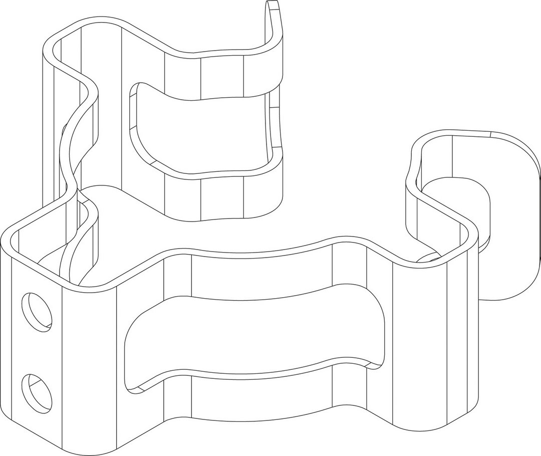 BOSCH Ersatzteil TTNR: 8738211454 Klammer (2x)