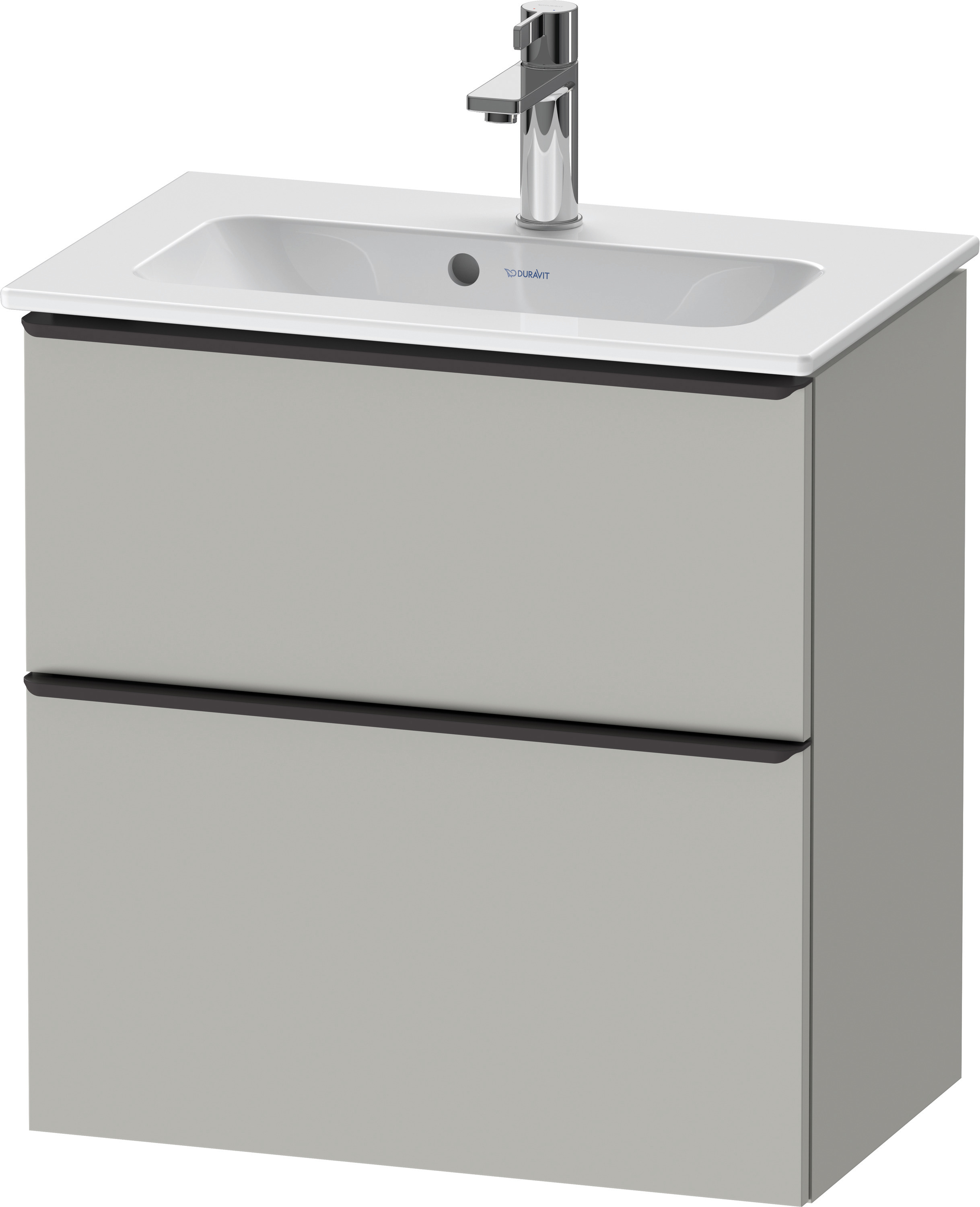 Duravit D-Neo WTU,Ausz:1,Schubk:1,GR:Dia.Schw 610x372x625mm,Wandh,Betongrau Matt,Dek.
