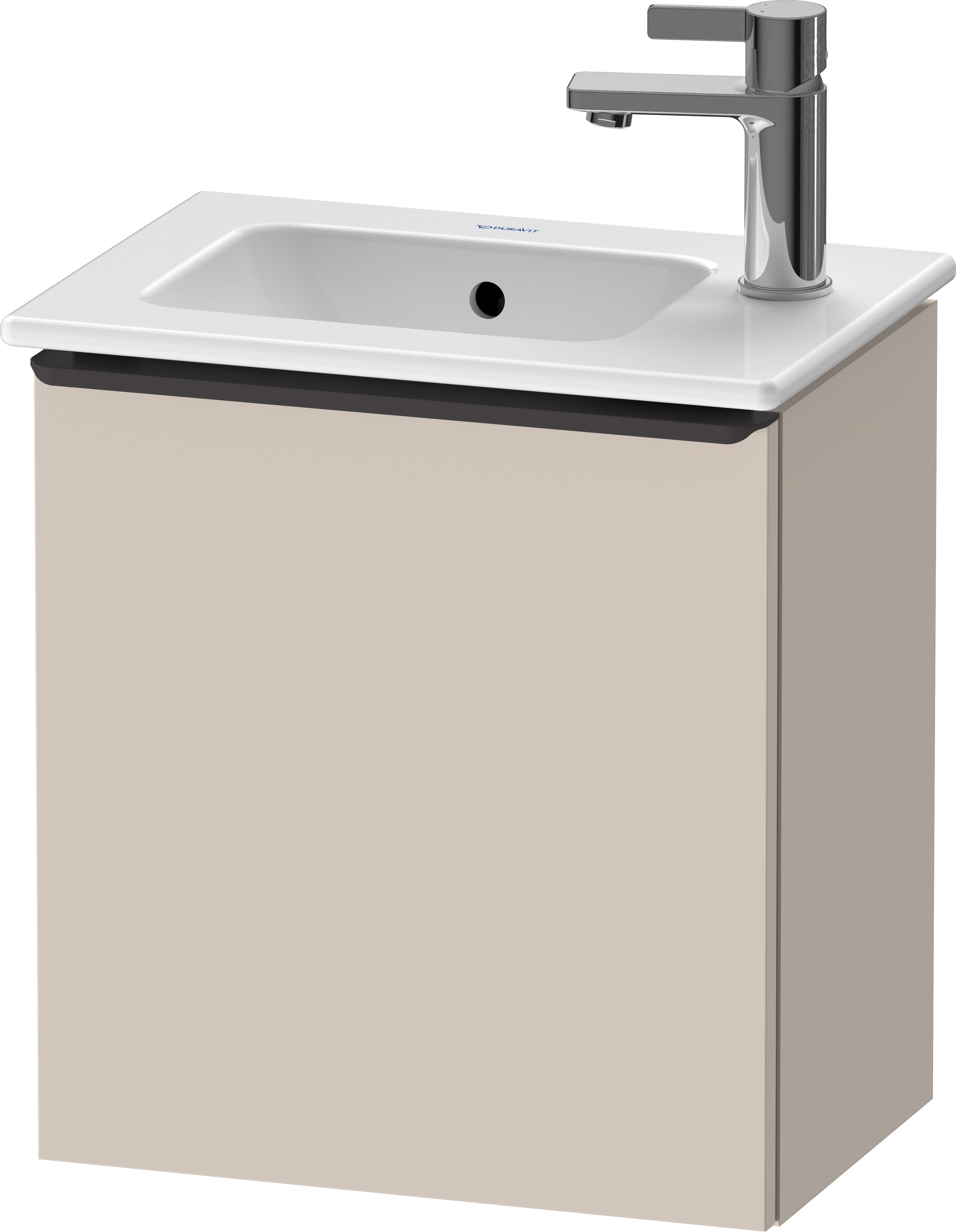 Duravit D-Neo WTU,Wdh,Tür:1,TA:LI,Gr:Dia.Schw 410x274x440mm,Taupe Matt,Dekor