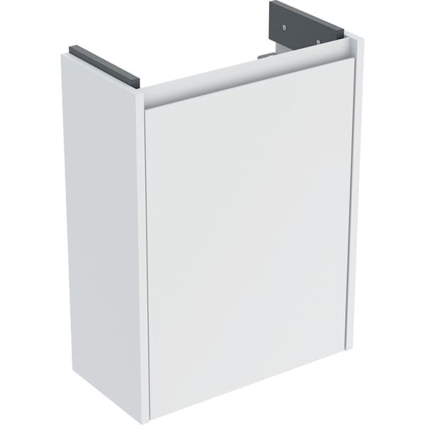 Geberit Renova Compact US für HWB, mit 1 Tür 45,7x60,5x22,7cm, weiß/l. seidenmatt