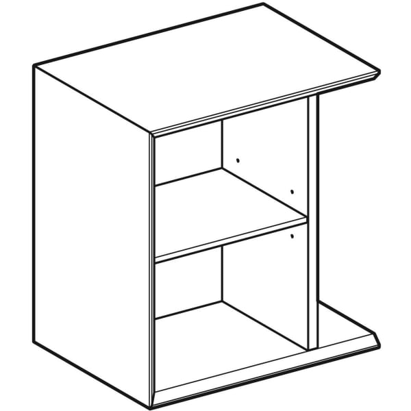 Geberit iCon Seitenelement wandhängend 37x40x27,3cm, lava