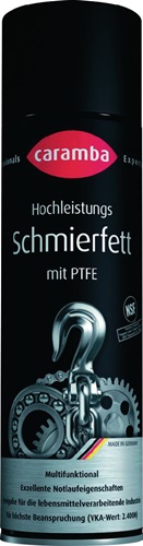 Hochl.Schmierfett m.PTFE hellbraun NSF H2 500 ml Spraydose CARAMBA Hochl.Schmierfett m.PTFE hellbraun NSF H2 500 ml Spraydose CARAMBA