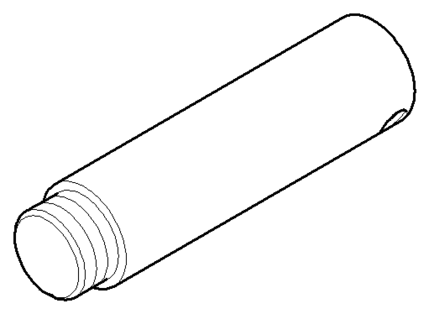 DO Anschluss ERSATZTEILE 091110083 D 18 x 70 mm Weiß matt