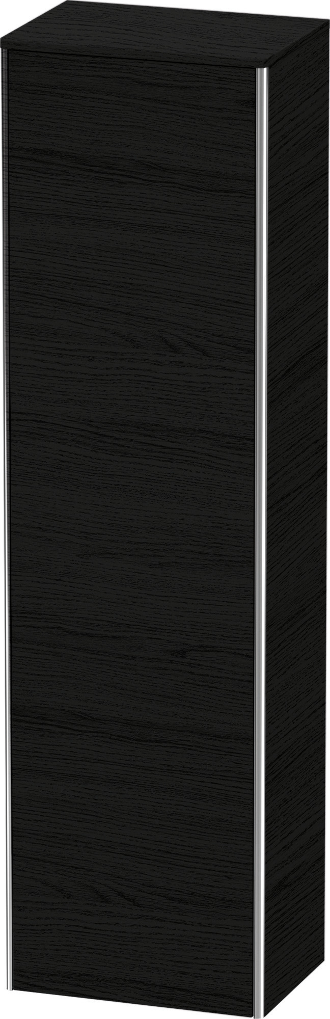 Duravit Hochschrank XSquare, wandh., TA li. 1776x500x356mm, Eiche Schwarz