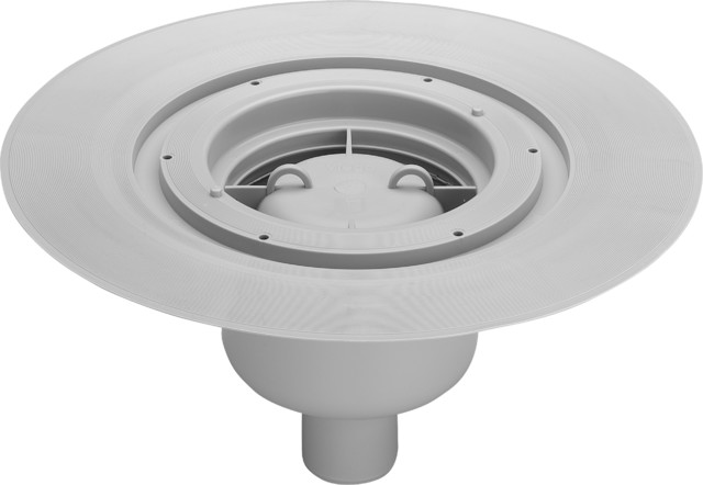 Viega Advantix Bodenablauf Grundkörper 100mm (DN70/100) Kunststoff grau 4951.15