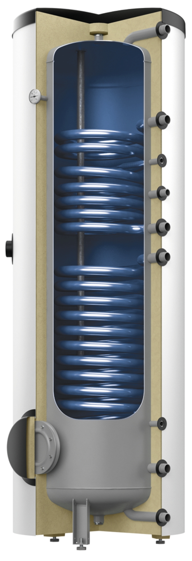 Speicherwassererwärmer Storatherm Aqua Solar AF 300/2S_B, weiß