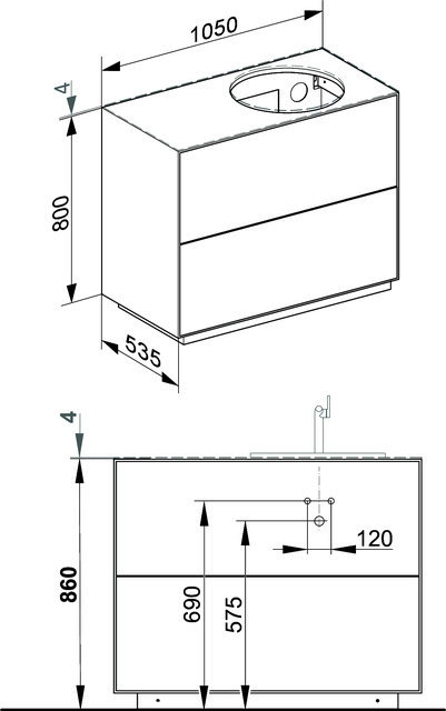KE WUB Standm. Edition Lignatur 33371 Vari.-WT R. 2 Ausz. Nussb/Ker. Bslt