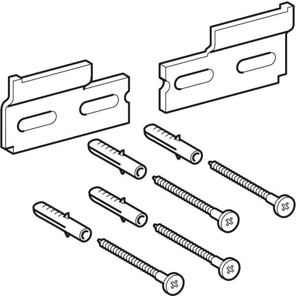 Geberit Befestigungsset für Eck-Unterschrank Renova Compact Geberit Befestigungsset für Eck-Unterschrank Renova Compact