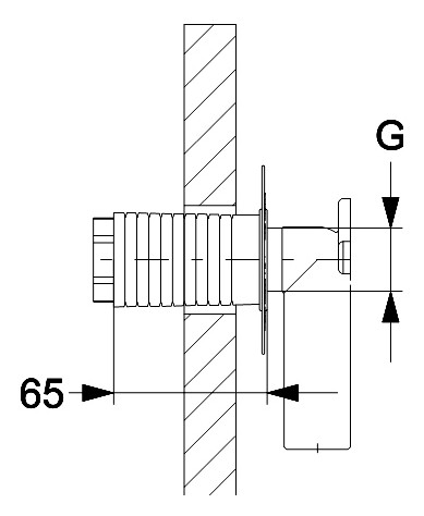 Haas OHA-Dichtfix-Abdichtungshülse gelb/schwarz Nr.6635