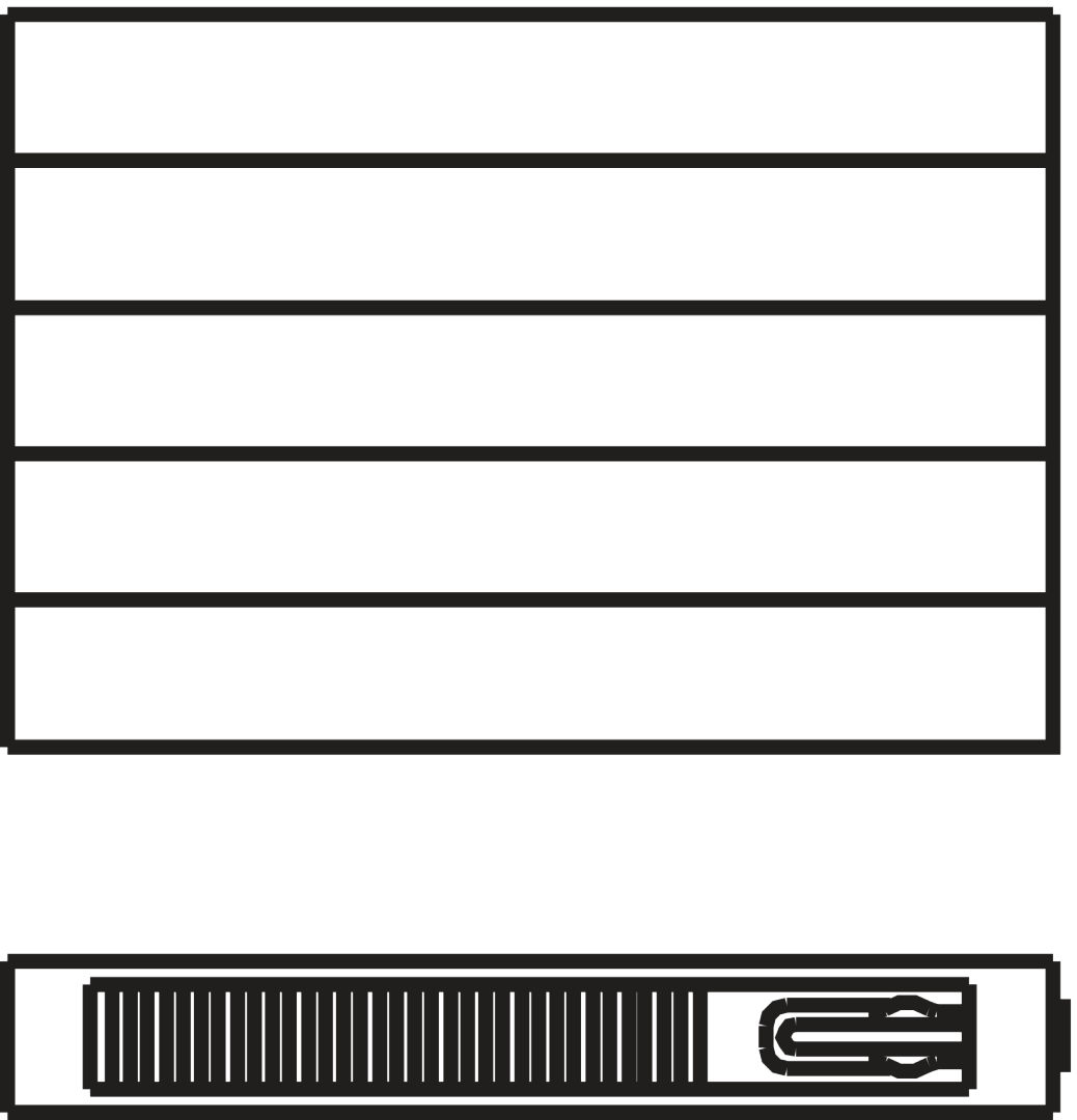 Kermi V-Heizwand HHV T21 BH560x72x1600 QN1856, weiß, 6bar,m.Abd.,Ausf.re,LH120
