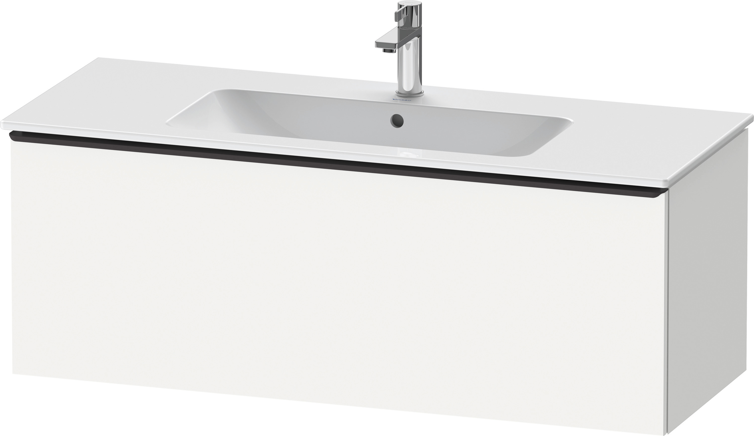 Duravit D-Neo WTU,Wdh,Ausz:1,Gr:Diamant Schw. 1210x462x440mm,Weiß Matt,Dekor