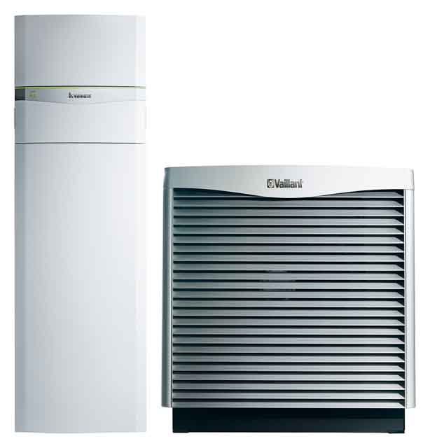 Vaillant Heizungswärmepumpe flexoCOMPACT exclusive VWF 118/4 mit aroCOLLECT
