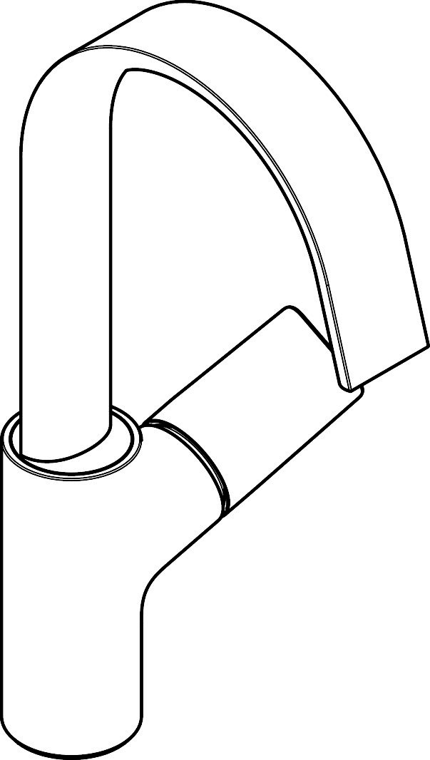 Hansgrohe Waschtischmischer 210 Vivenis mit Schwenkauslauf ohne Ablaufgarn.chr.