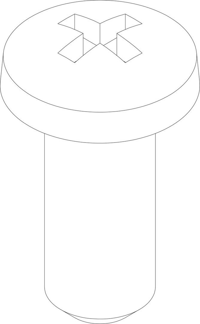 BOSCH Ersatzteil TTNR: 29123011540 Schraube M5X12 (10x)