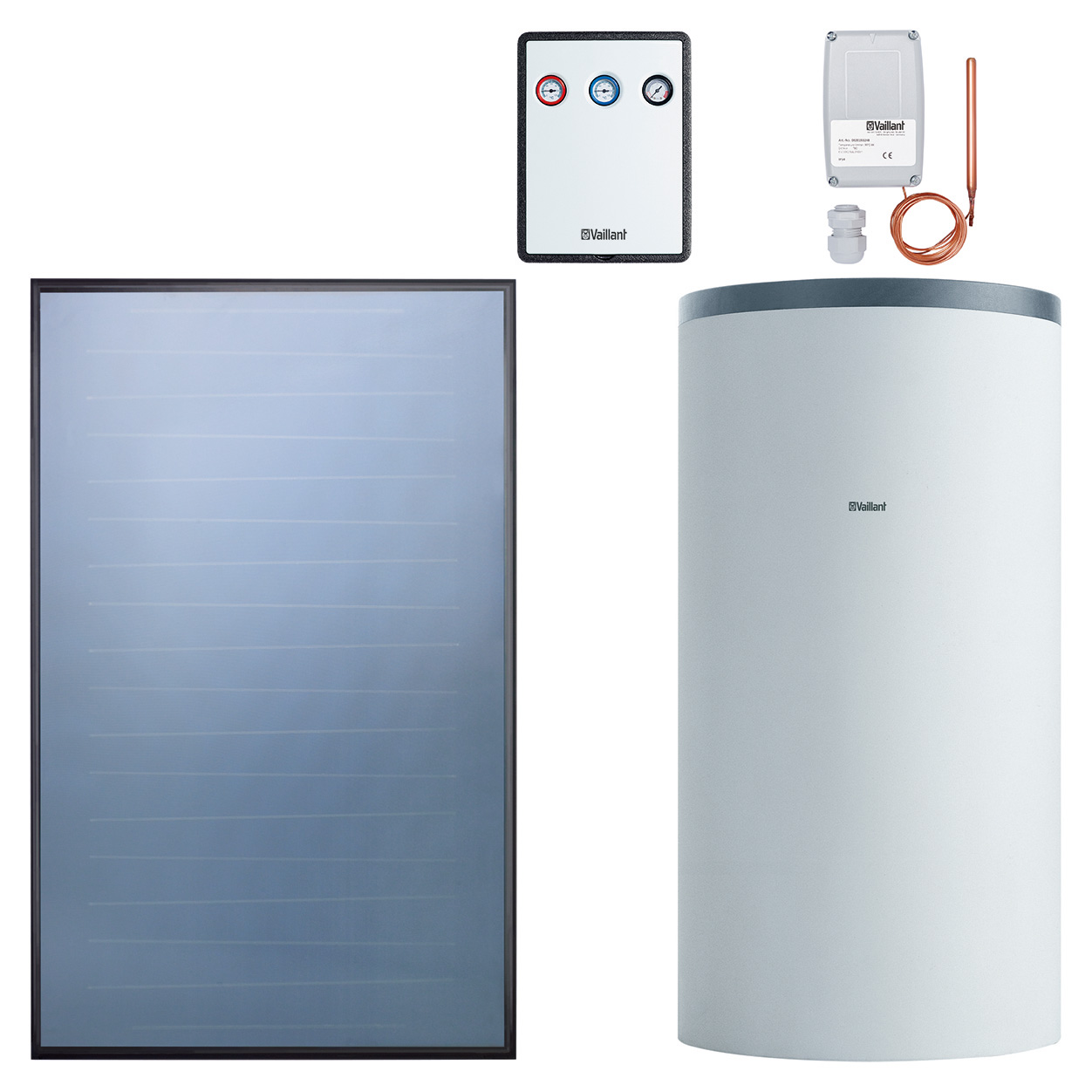 Vaillant Solar Paket 9.453/3 Solar SHU 4 x VFK 155, VPS RS 800 B