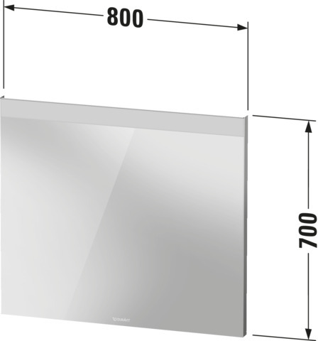 Duravit Spiegel Licht & Spiegel LM7846 Weiß 35x800x700mm