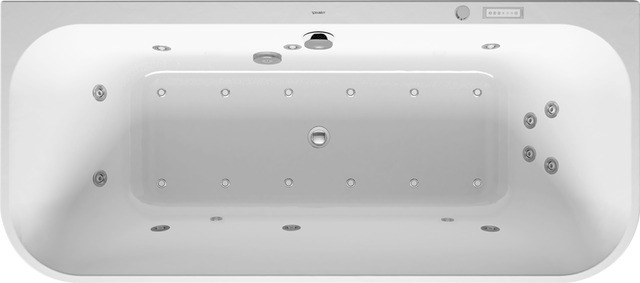 DU Happy D.2 Whirlw. 1800x800mm, Vorwand Angef Acryl-VK,Rückens.2,Combi E, Weiß