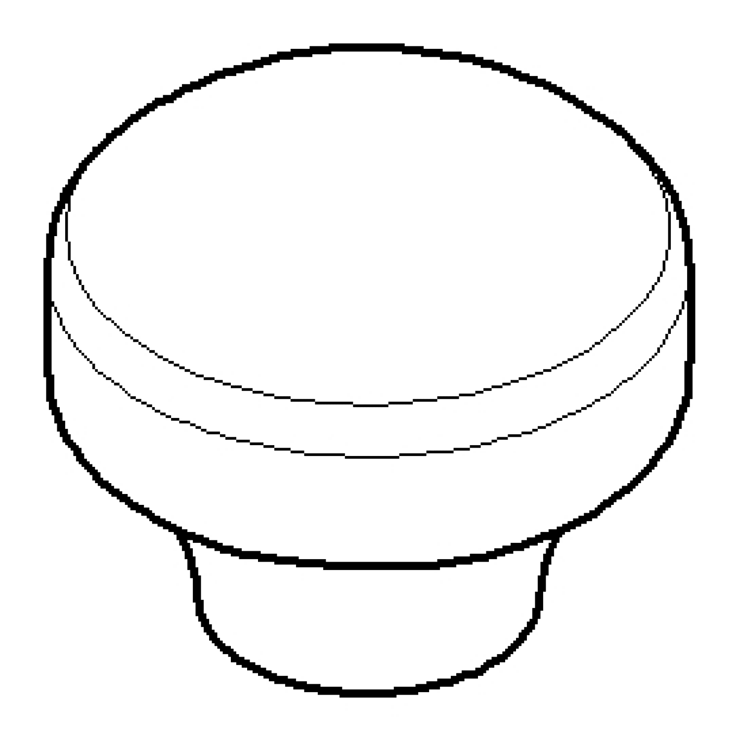 DO Zugknopf ERSATZTEILE 092036030 D 30 x 27 mm Platin