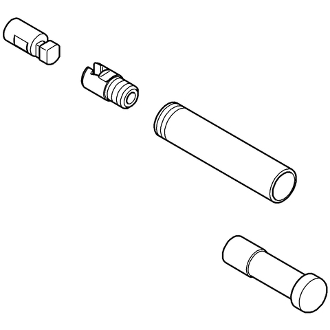 GROHE Umstellknopf 46008 für Umstellung 46058 chrom