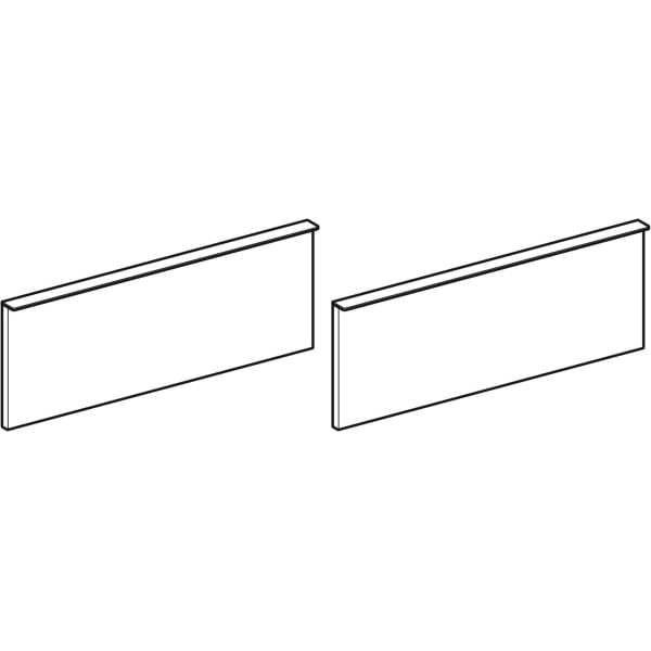 Geberit Set Schubl. Front f. iCon US für 2AWT Breite 120 cm, weiß (2 St.)