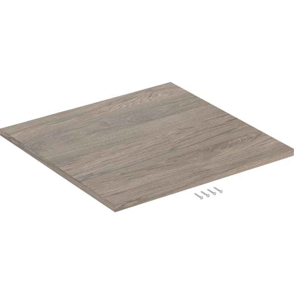 Geberit Abdeckplatte für iCon Seitenschrank B:45cm, Nussbaum hickory