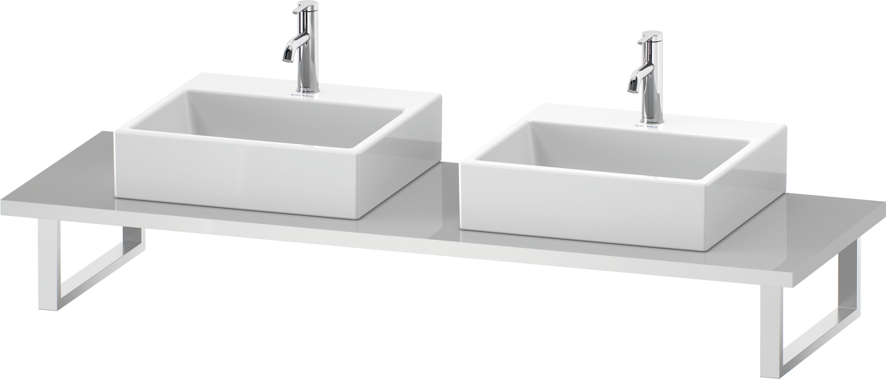 Duravit Konsole variabel DuraStyle 2 Ausschn.,30xvarx550,Betongrau Matt