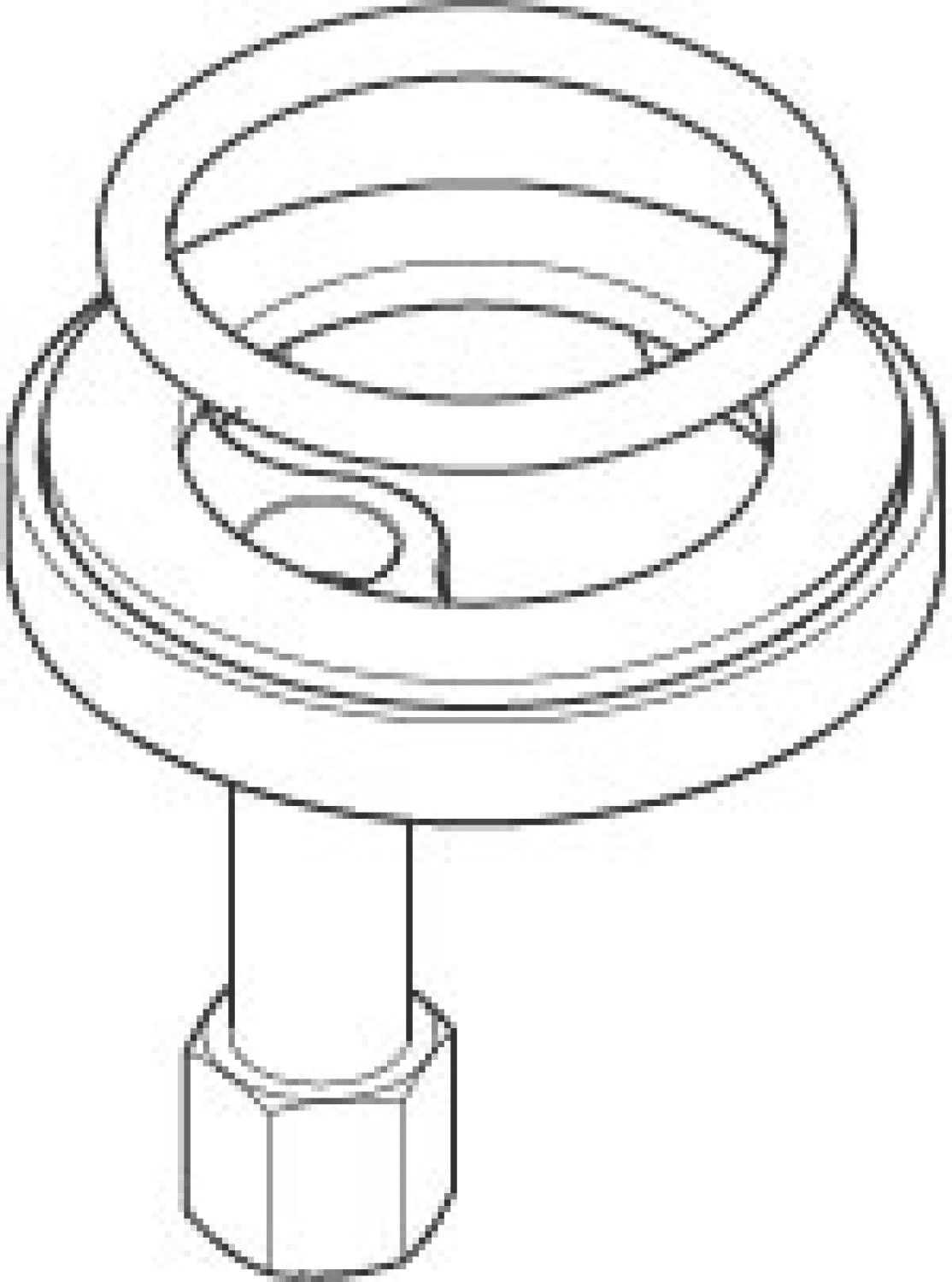 DO Befestigung mit O-Ring D34 x 4 mm ERSATZTEILE 04301103864 D 52 x 1,5 mm