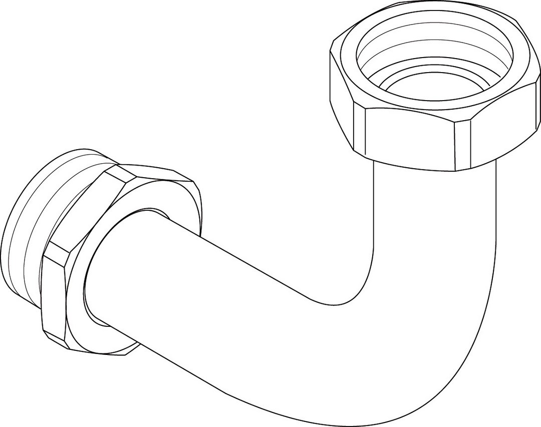 BOSCH Ersatzteil TTNR: 87186635690 Rückflussrohr DN25