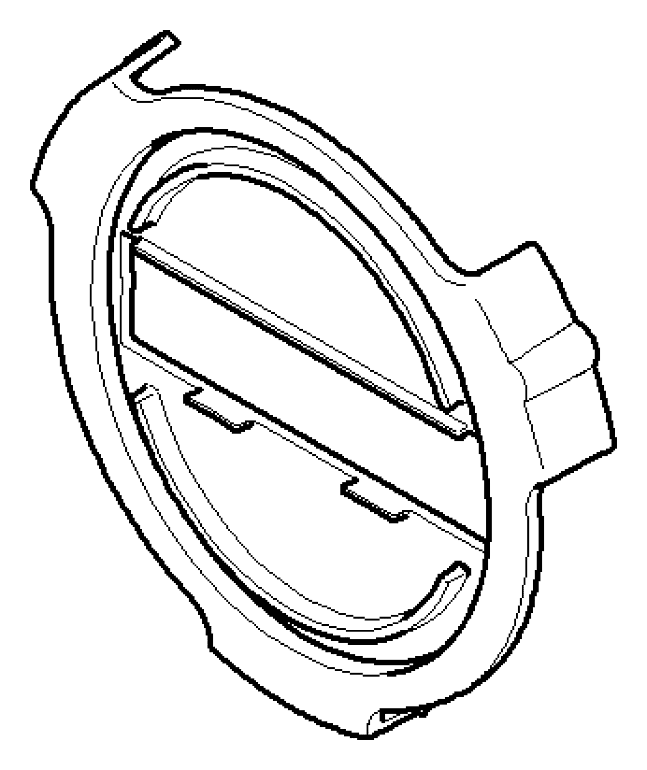DO Befestigung Profil ERSATZTEILE 091601031 51 x 6,5 x 49 mm