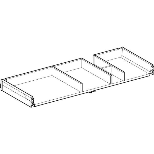 Geberit Schublade für WTU myDay Ausschnitt li, Breite 115 cm