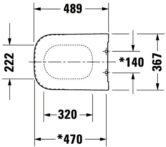 DU WC-Sitz Happy D.2 mit SoftClose Scharniere edelstahl, lang, weiß