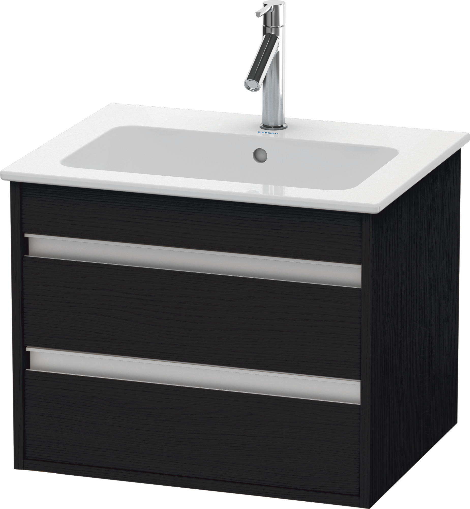 Duravit WTU Ketho f. ME by Starck, 2 Schubk. 480x600x475mm, Eiche Schwarz