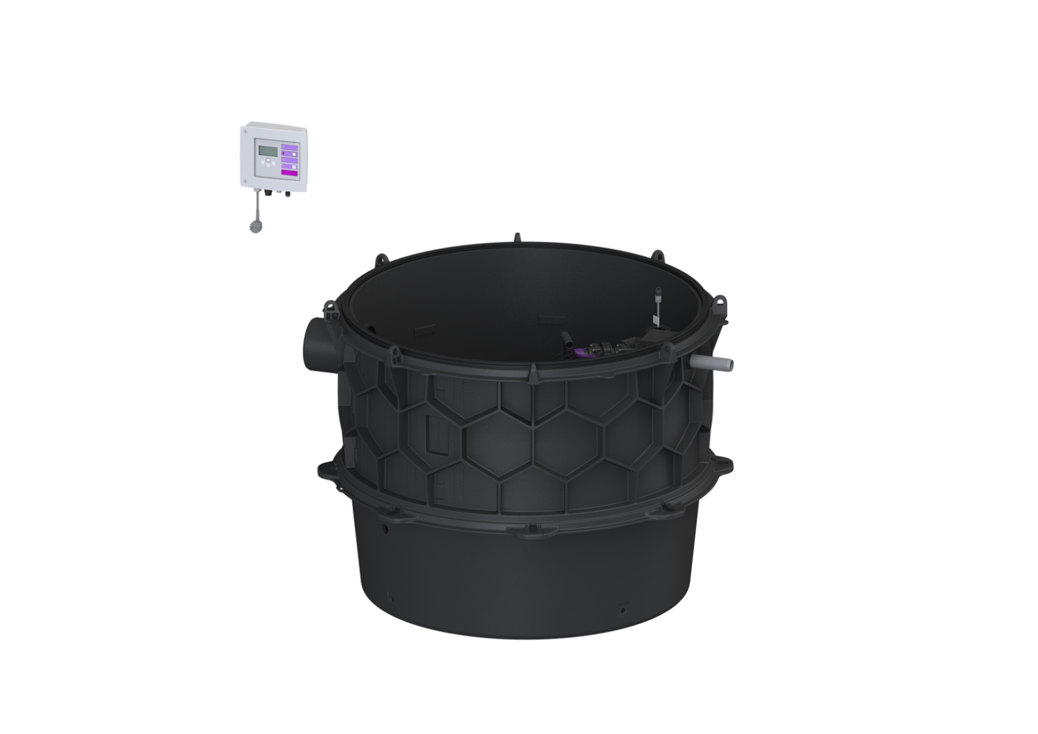 KESSEL-Pumpstation Aquapump XL Tronic, GTF 1200-S3, Tauchglocke