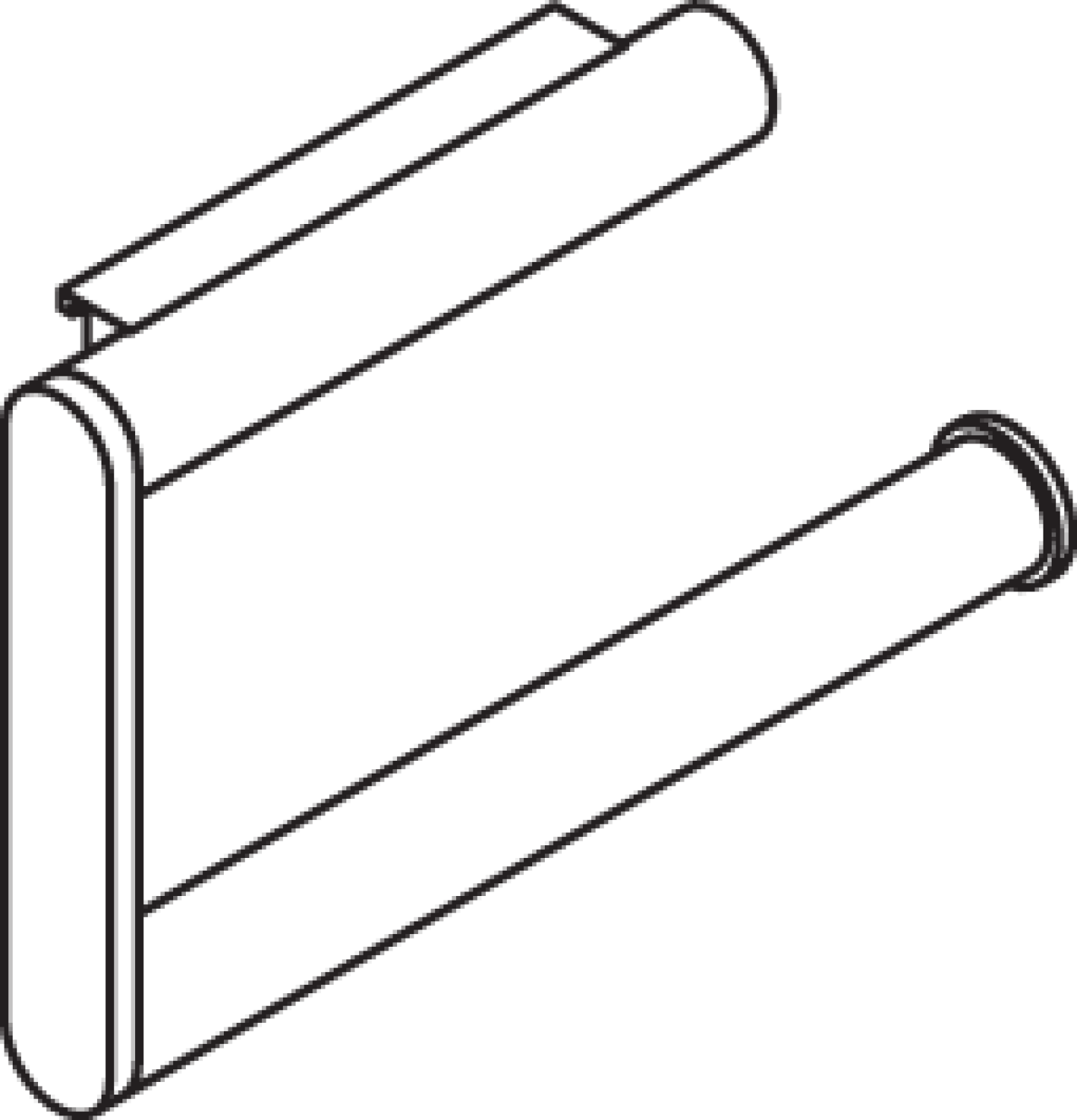 HEWI WC-Papierhalter, pulverbeschichtet weiß tiefmatt