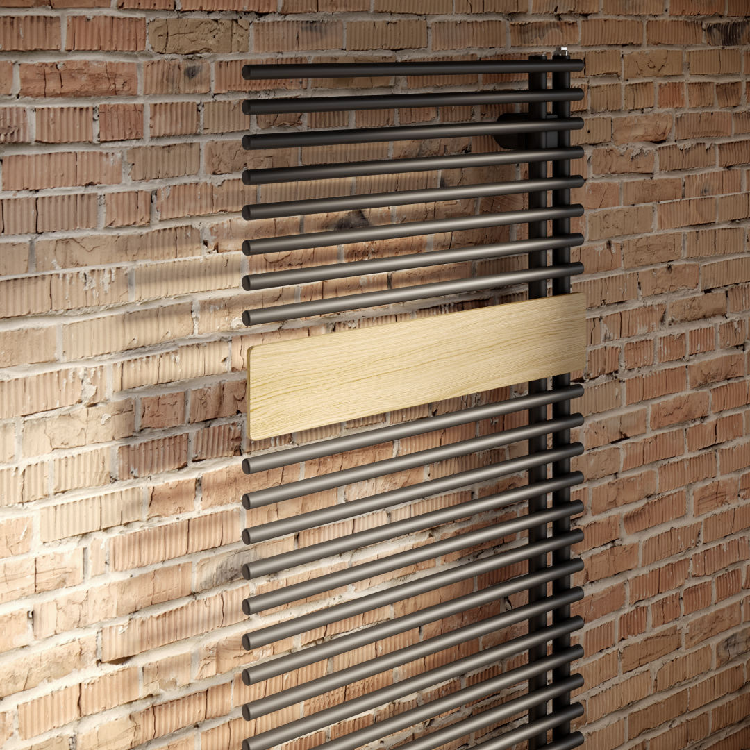 Kermi Credo Half round 1800x600x46mm QN840W,RAL9016/gls,Ausführung rechts