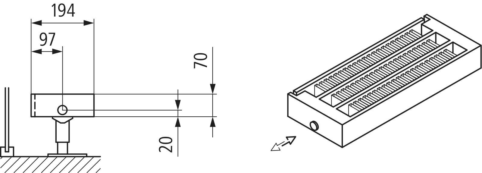 Kermi Kon m. Str. Typ33 BH70x194x700mm QN504, weiß, 6bar, o. Abd, AB 12