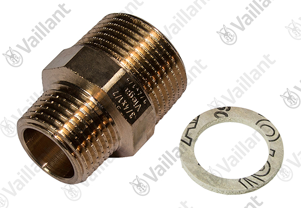 Vaillant Nippel, R 1/2 x G 3/4 Vaillant-Nr. 110647