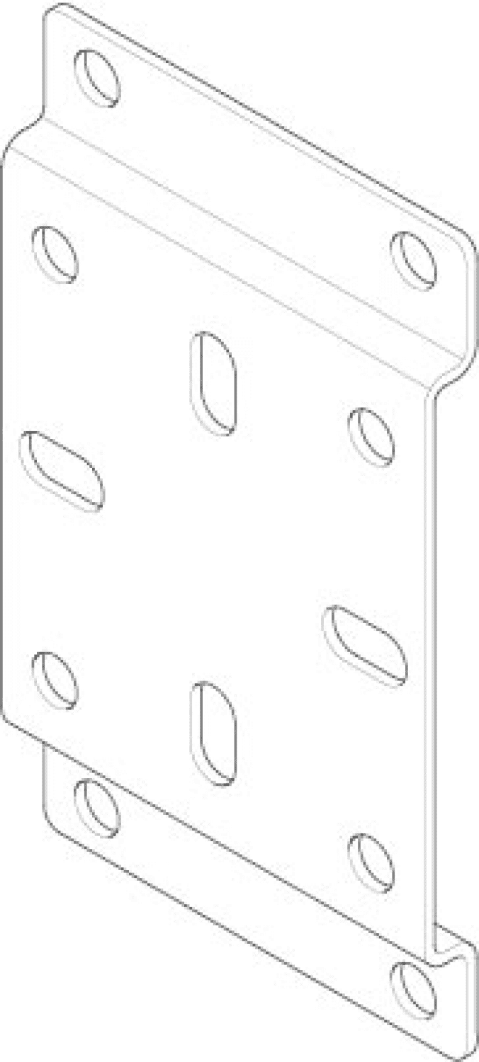 DO xGATE Halter ERSATZTEILE 091720094 80 x 135 x 10 mm