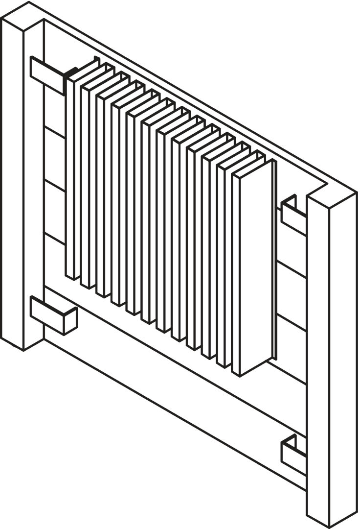 Kermi V-Heizwand HHV11 BH630x61x2000 QN1660,weiß,6bar,m.Abd.,Ausf. re,LH120