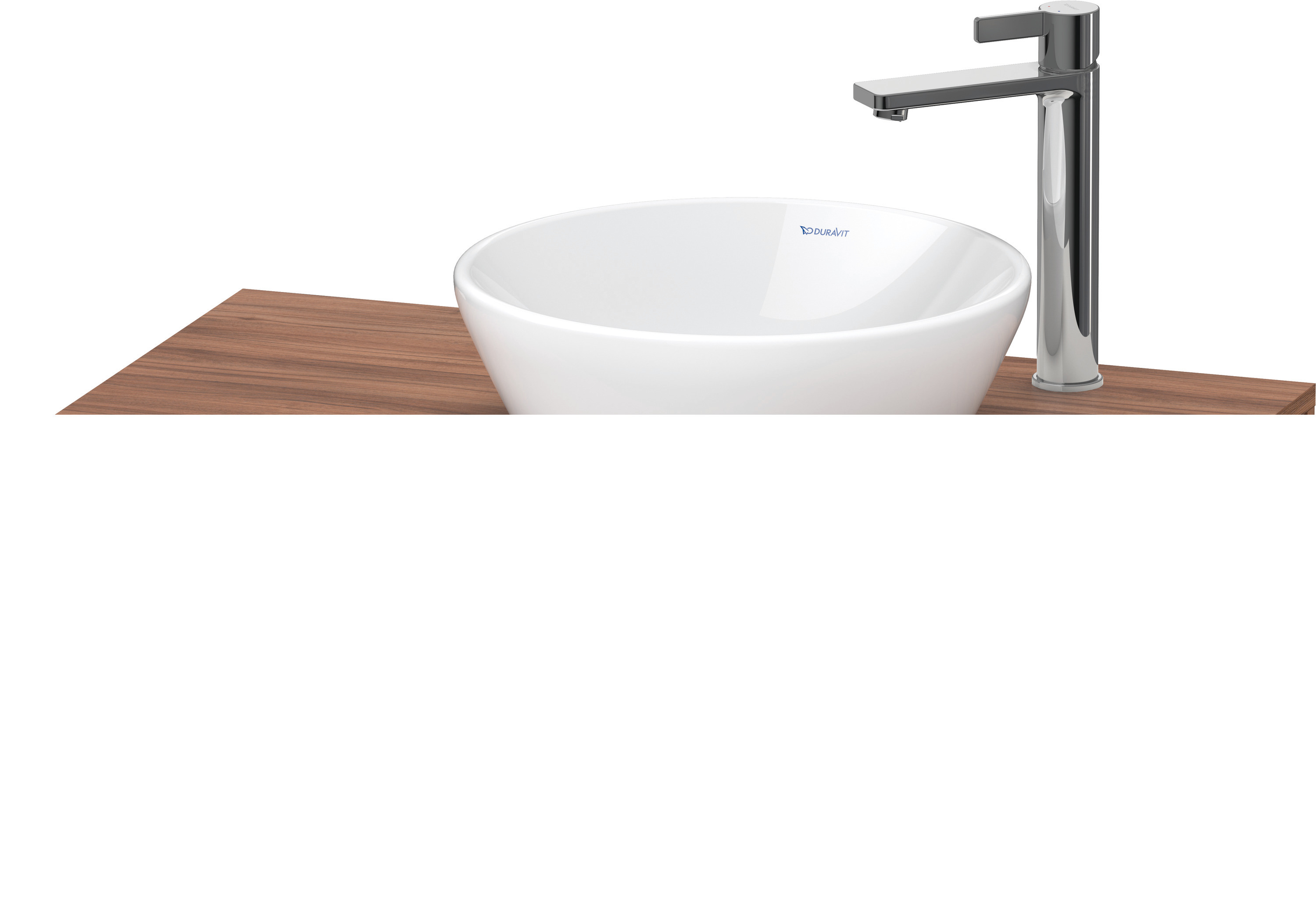 DU D-Neo WTU wandh.,1 offenes Fach l., 260x800x480mm, Nussbaum Natur