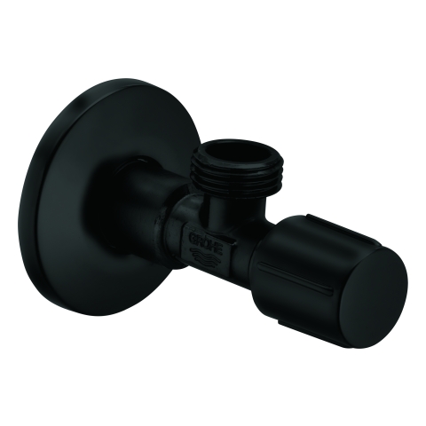 GROHE Eckventil 10234 1/2"x1/2" langer Schubschaft matt black GROHE Eckventil 10234 1/2"x1/2" langer Schubschaft matt black
