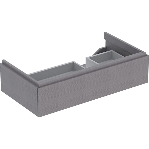 Geberit Xeno2 Unterschrank f. WT m. Ablg. li m .1 Schubl., 88x22x46,2cm, sculturagrau