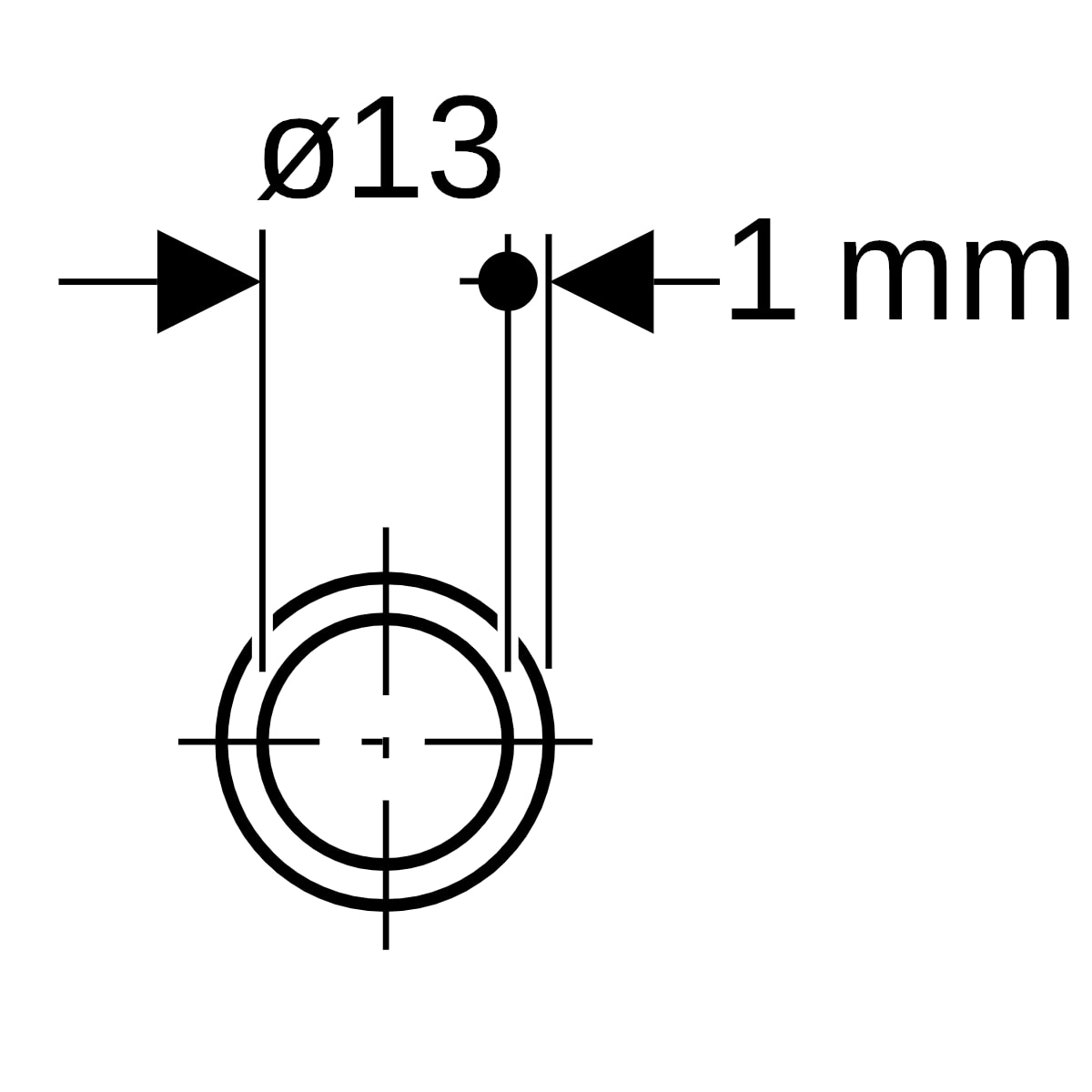 Geberit Mapress Edelstahl Rohrnippel d15