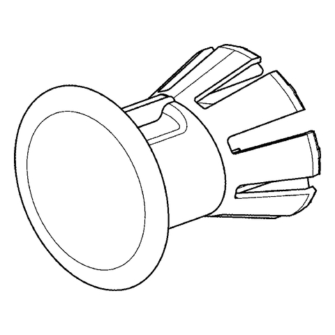 GROHE Verschlusskappe 49016 für Euro-Keramik WC-Kombination alpinweiß