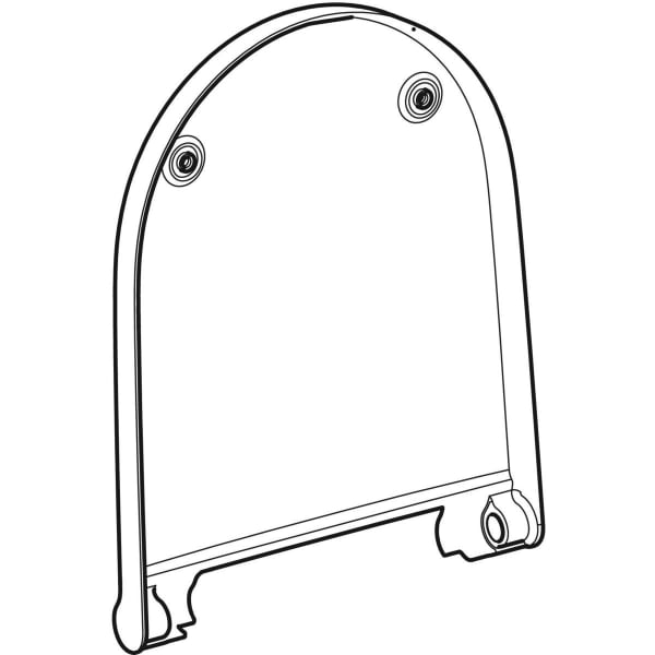 Geberit WC-Deckel f. Geberit AquaClean Sela weiß-alpin