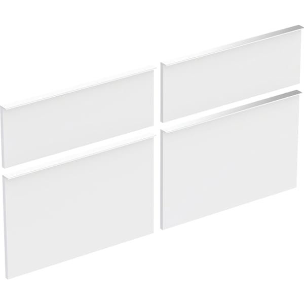 Geberit Set Schubl. Front für iCon US für DWT Breite 120 cm, weiß (4 St.)