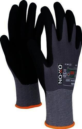 Handschuh Flexible Supreme 1600 Gr.9 sch warz/hellgrau EN388 EN420+A1 EN407 PSAII Handschuh Flexible Supreme 1600 Gr.9 sch warz/hellgrau EN388 EN420+A1 EN407 PSAII
