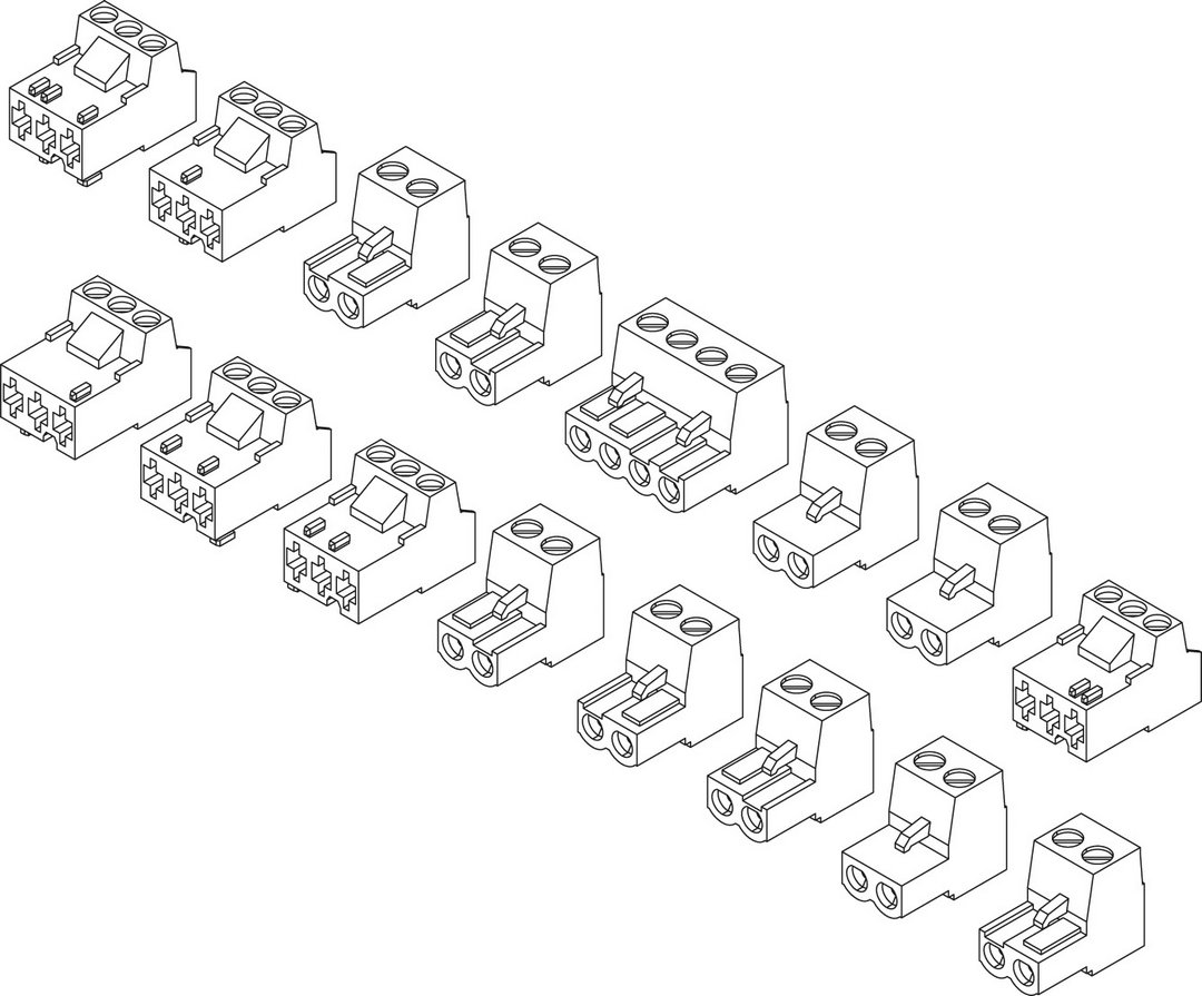 BOSCH Ersatzteil TTNR: 8738206040 Stecker Set
